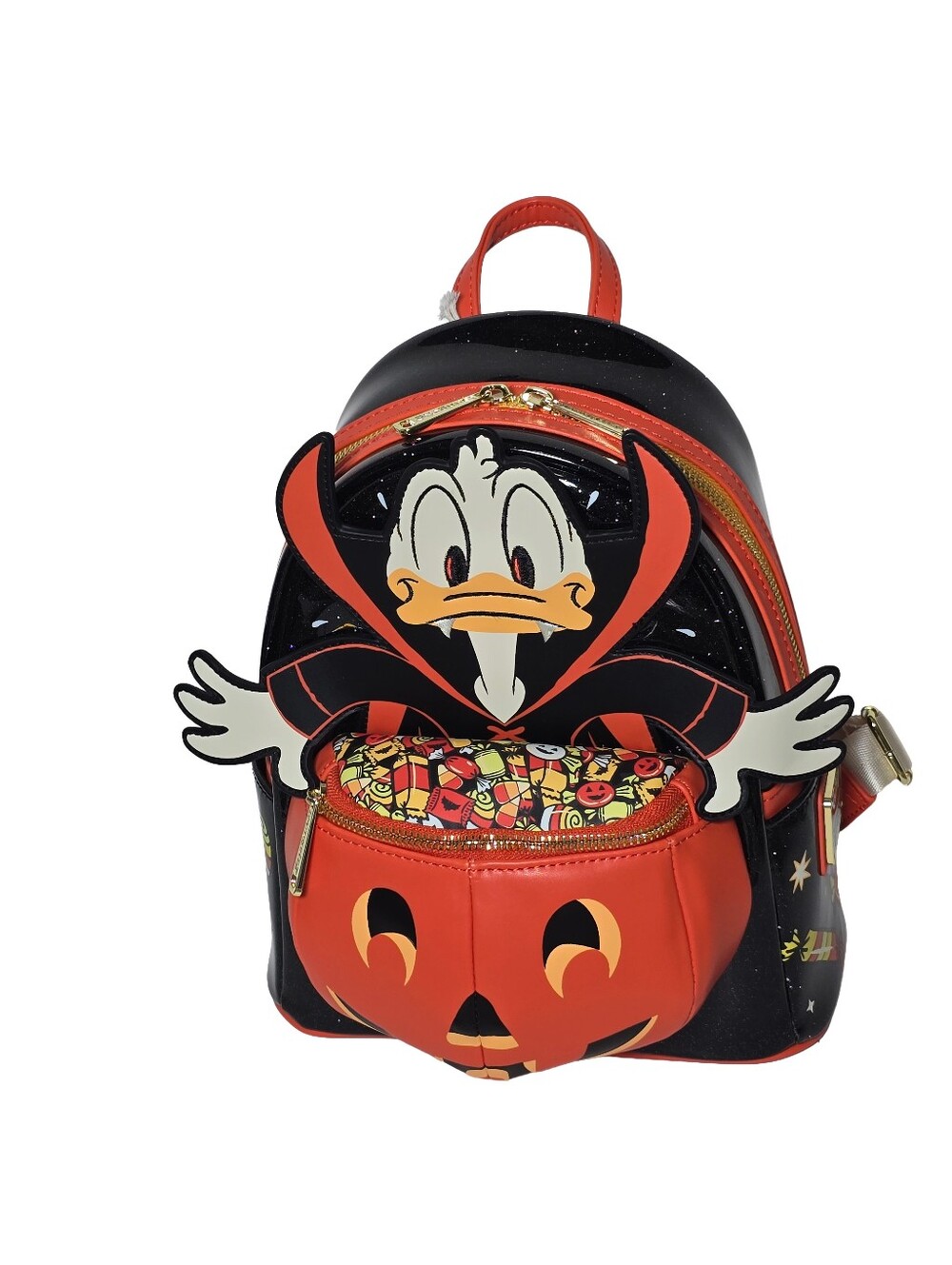 Loungefly Disney Donald Duck Vampire Costume Mini Backpack NWT